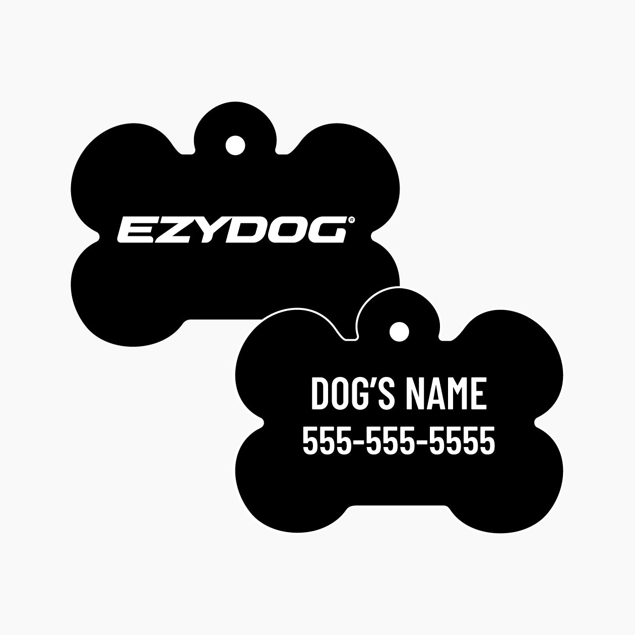 Bone ID Tag black