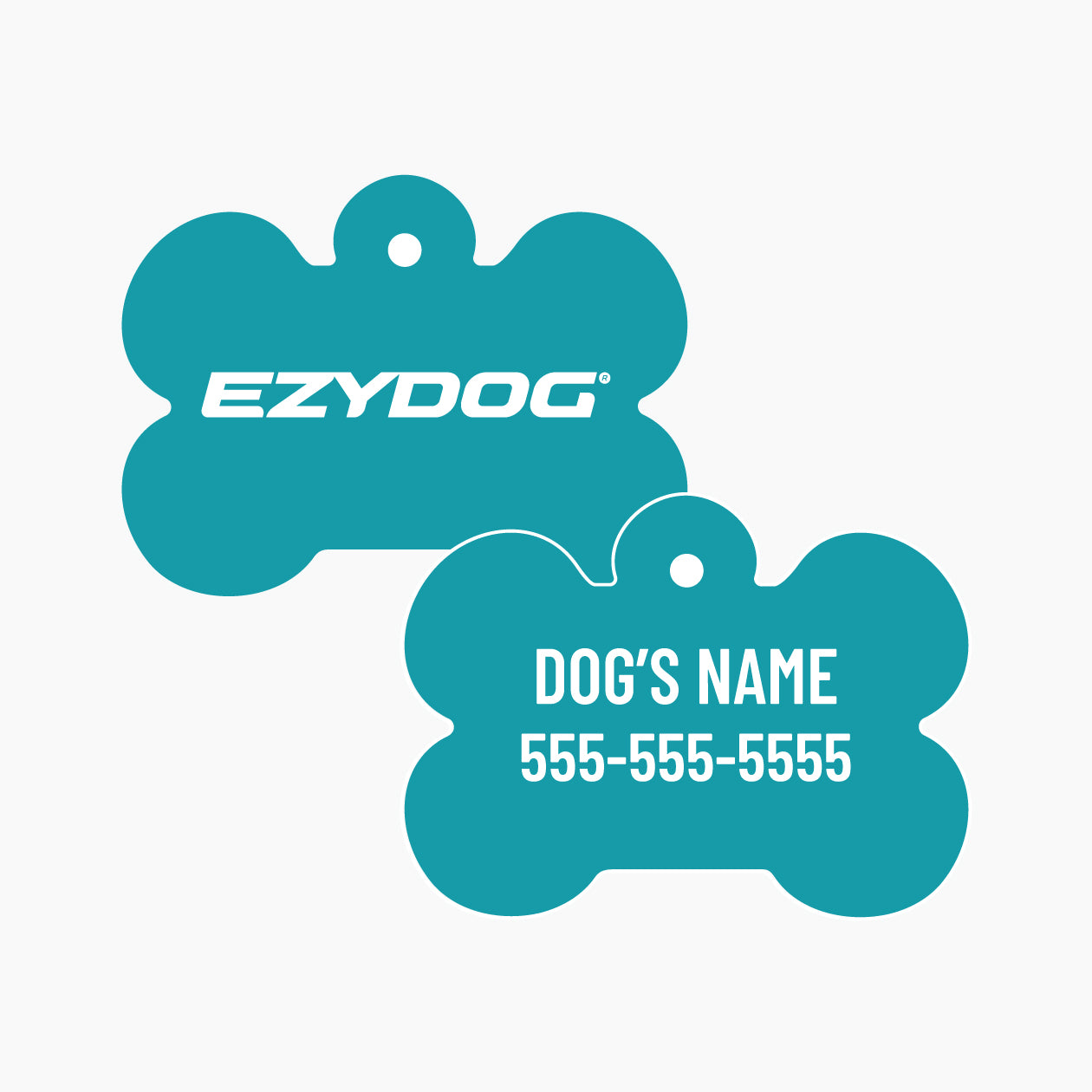 Bone ID Tag teal