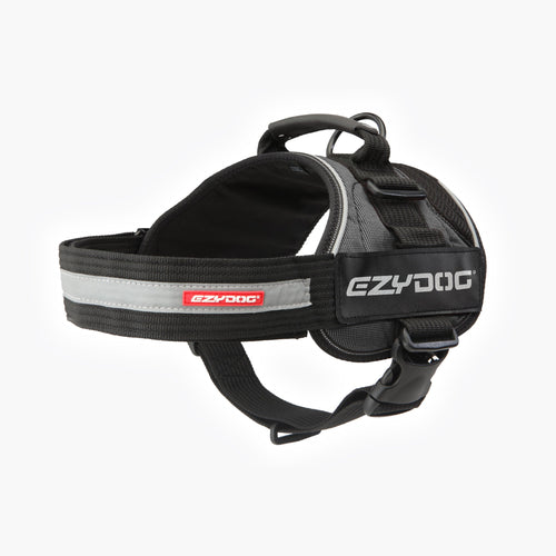 Charcoal Convert dog harness on white background