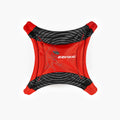 A red and black EzyDog DogStar Flying Disc designed for dog retrieval games.