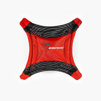 A red and black EzyDog DogStar Flying Disc designed for dog retrieval games.