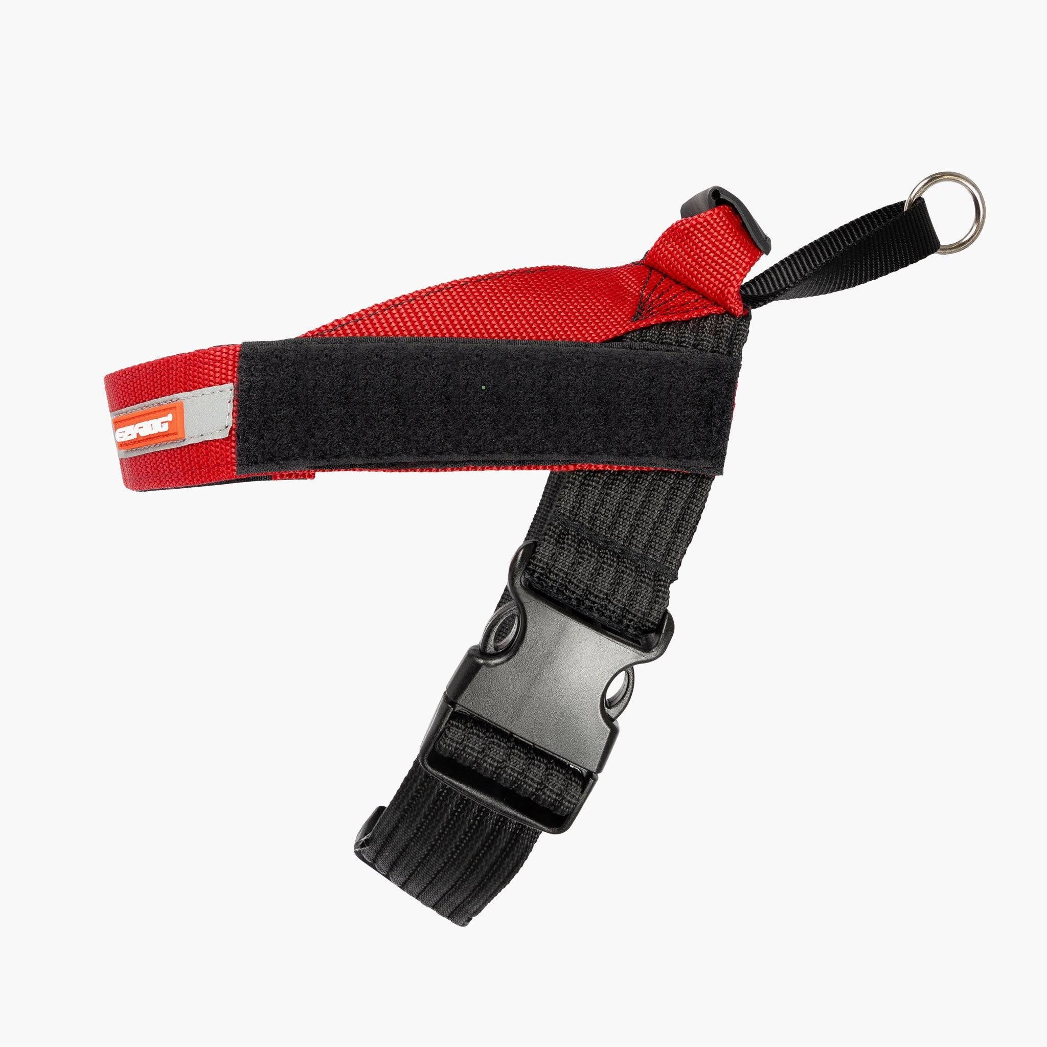 Express Harness Denim Overlay in Red