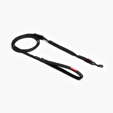 EZYDOG Zero Shock Dog Leash – Shock-Absorbing Padded Lead For Better Control (Red, 25 Inches)