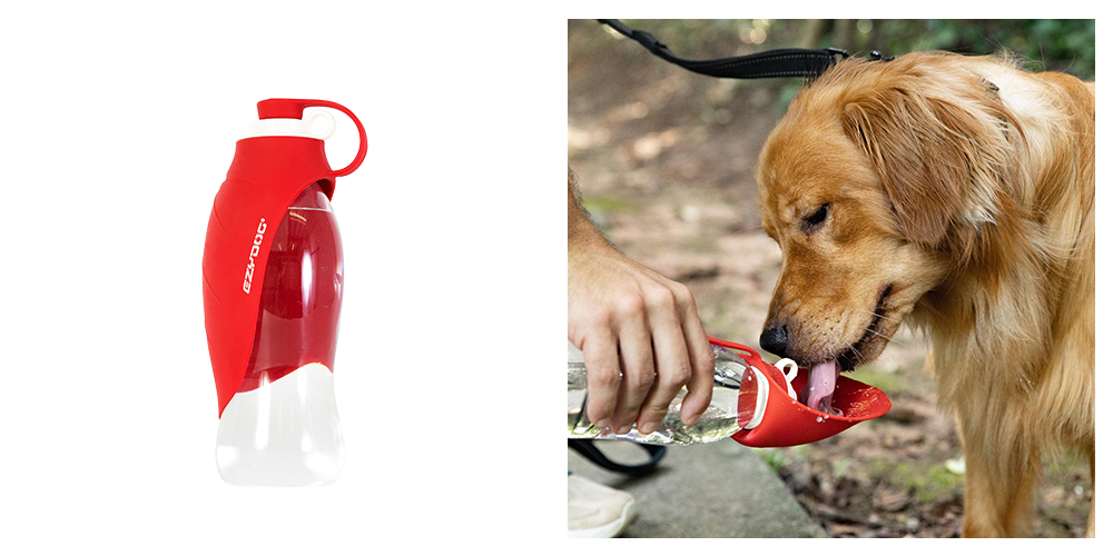 Leaf Bottle Portable Dog Water Bowl